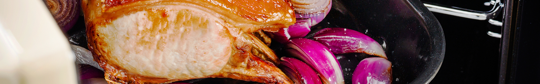 Roast Pork with Red Onion