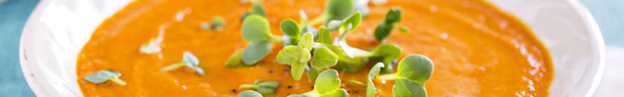 Carrot and lentil soup