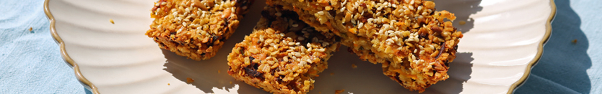 Savoury seeded flapbjacks