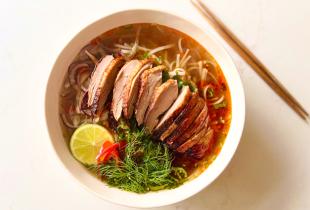 Thuy Pham-Roast duck noodle soup